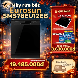 Máy rửa bát 14 bộ Eurosun SMS78EU12EB
